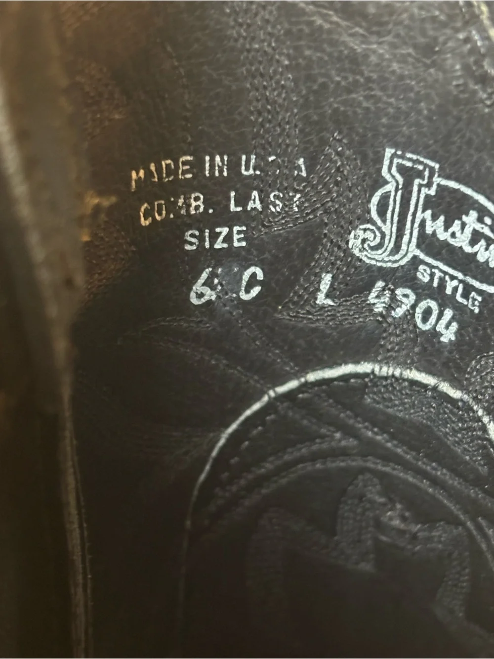 Justin Boots vintage justin